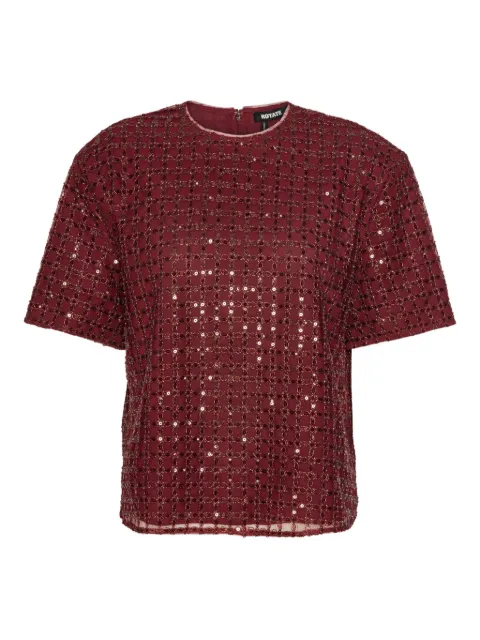 ROTATE BIRGER CHRISTENSEN sequin-embellished top