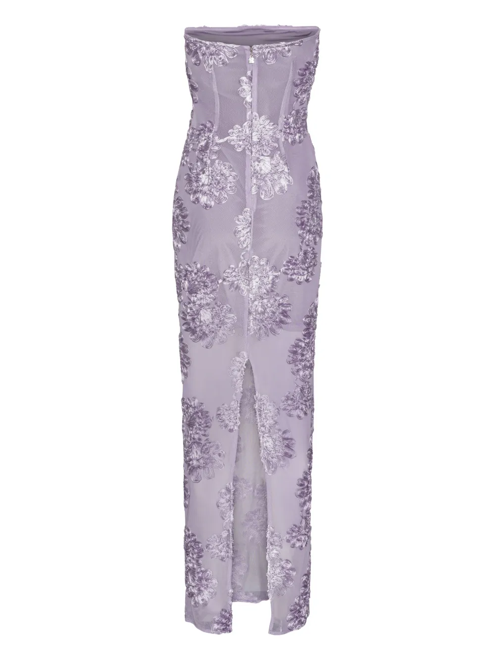 ROTATE BIRGER CHRISTENSEN Maxi-jurk met bloemenmesh Paars