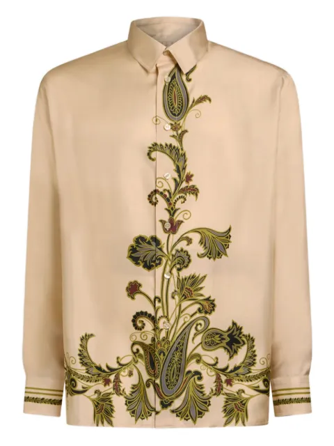 ETRO paisley-print silk shirt