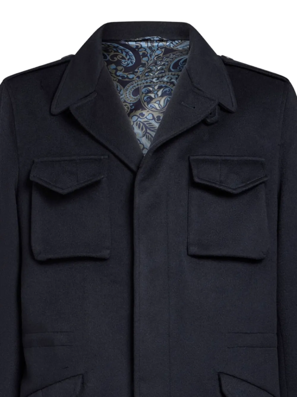 ETRO flap-pocket cashmere jacket | Military Jackets | Image 2