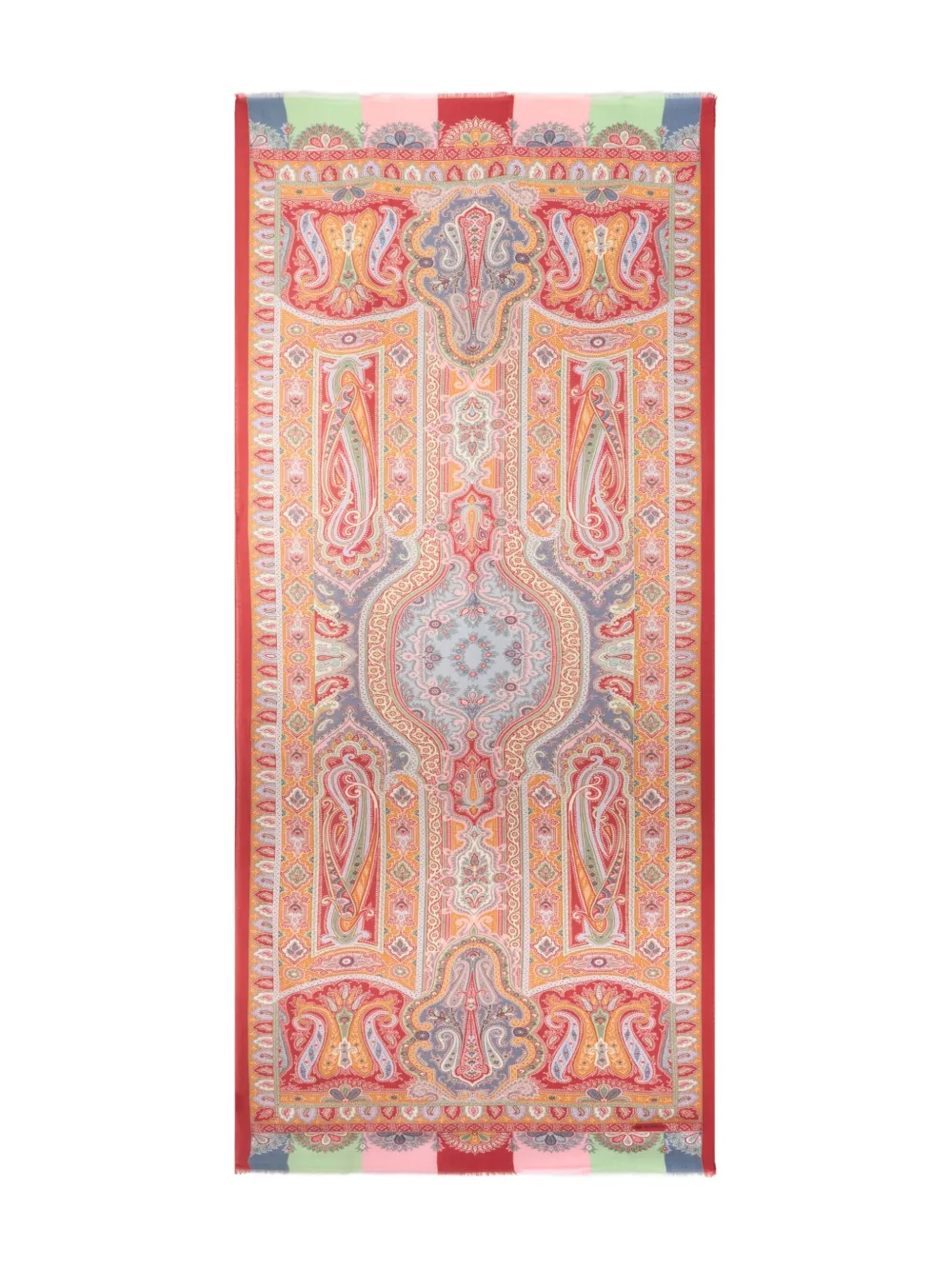 ETRO Sjaal met paisley-patroon Oranje