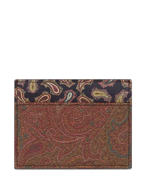 ETRO paisley card holder