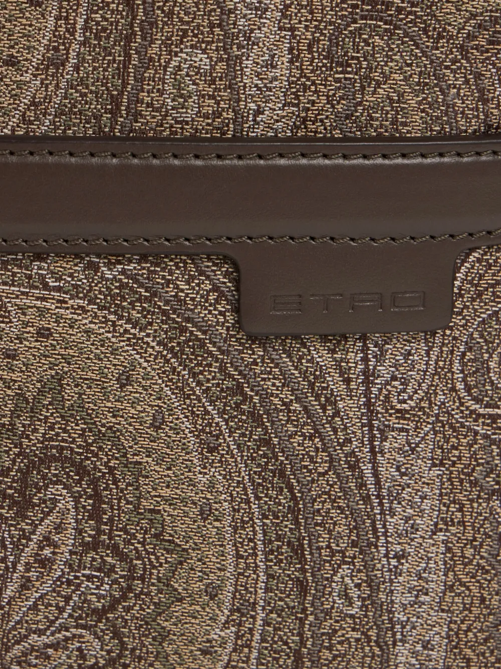 ETRO Crossbodytas met paisley-jacquard Bruin