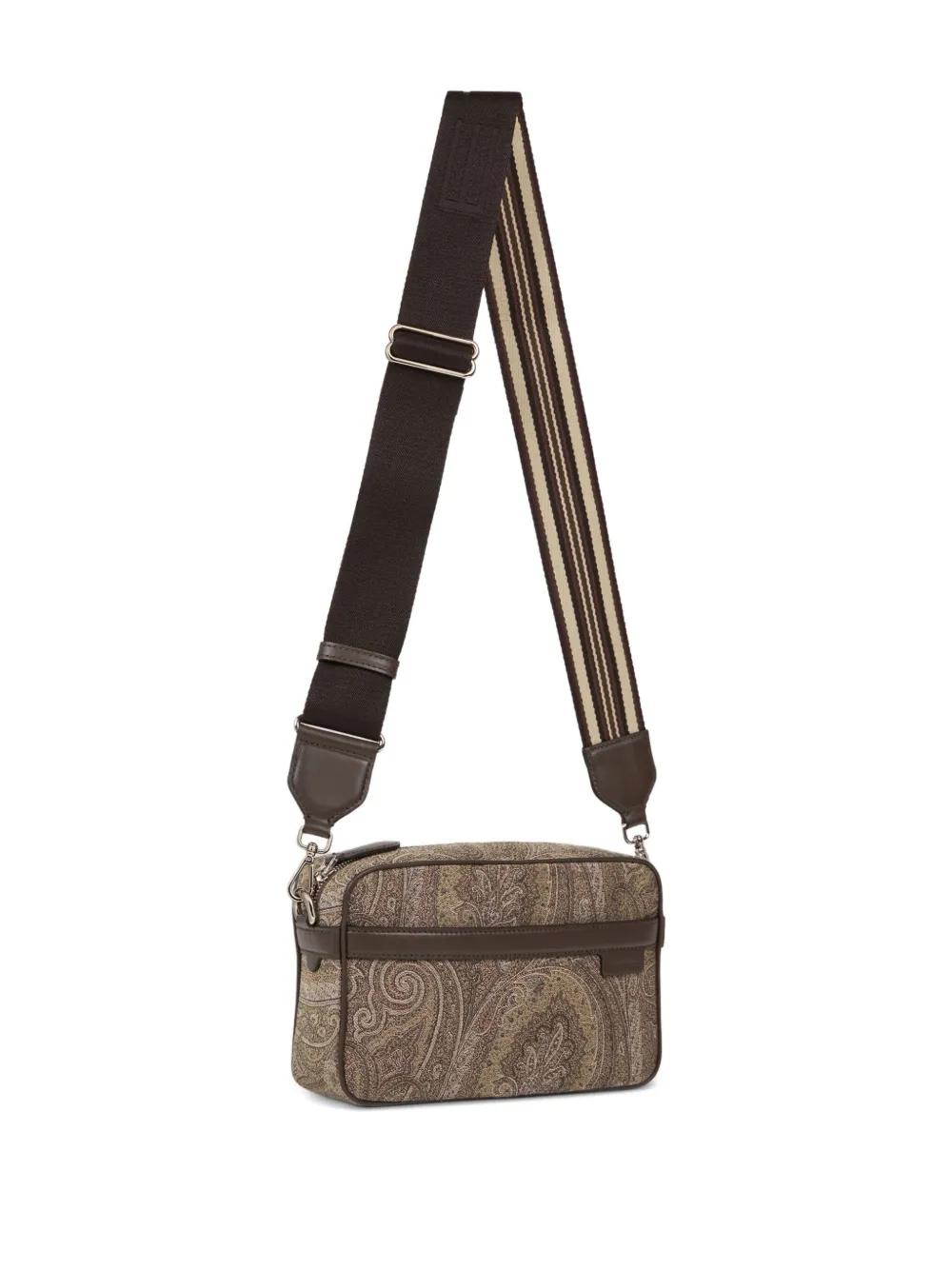 ETRO Crossbodytas met paisley-jacquard Bruin