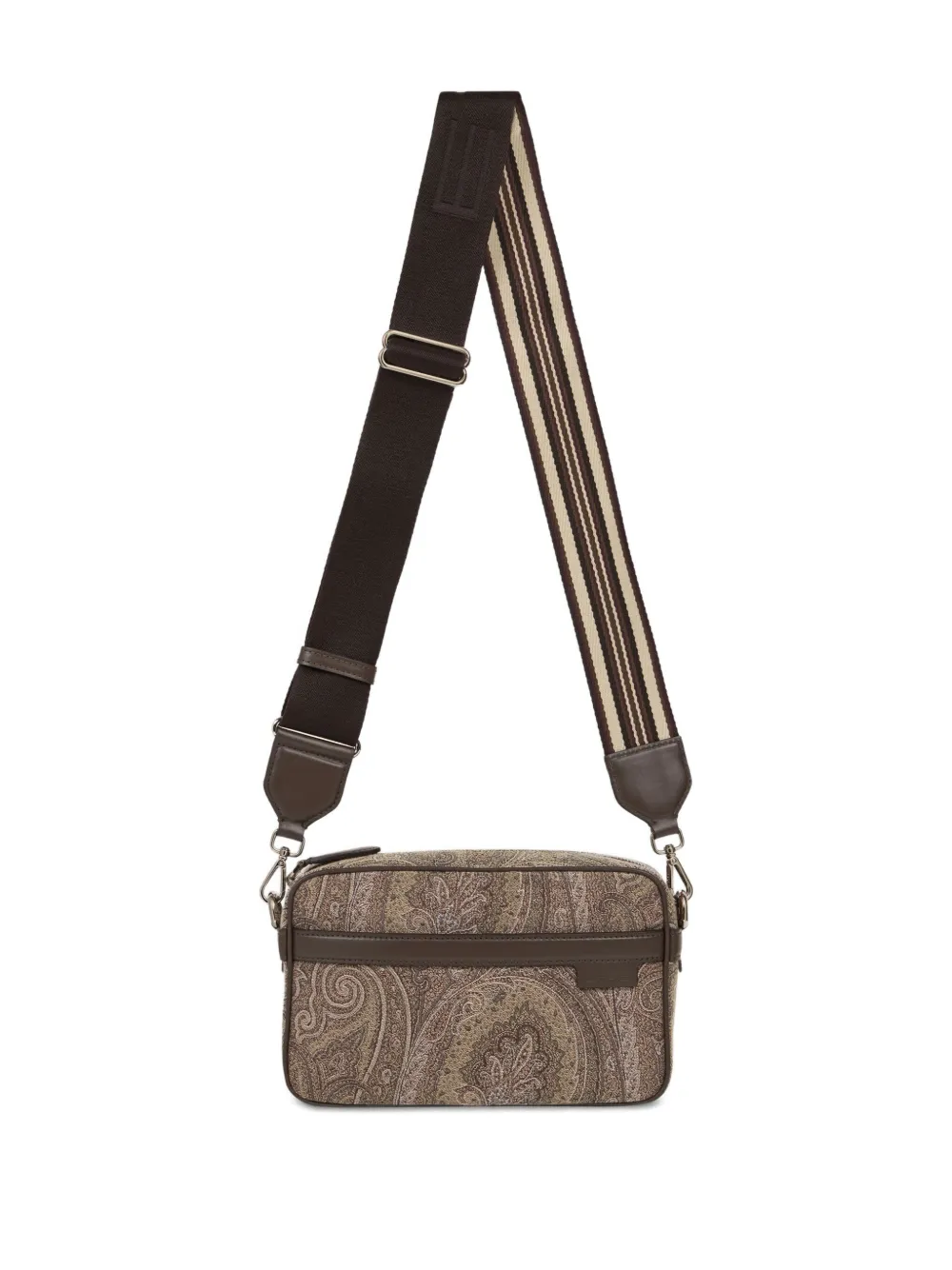 ETRO Crossbodytas met paisley-jacquard Bruin