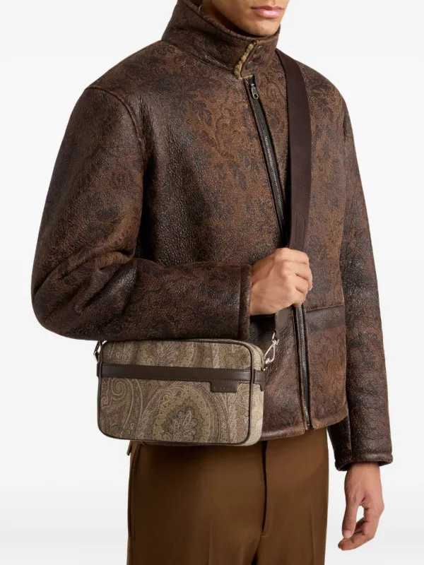 ☆送料・関税込☆ETRO★ペイズリーショルダーバッグ★BROWN★ ETRO ペイズリー ショルダーバッグ | ブラウン | FARFETCH JP