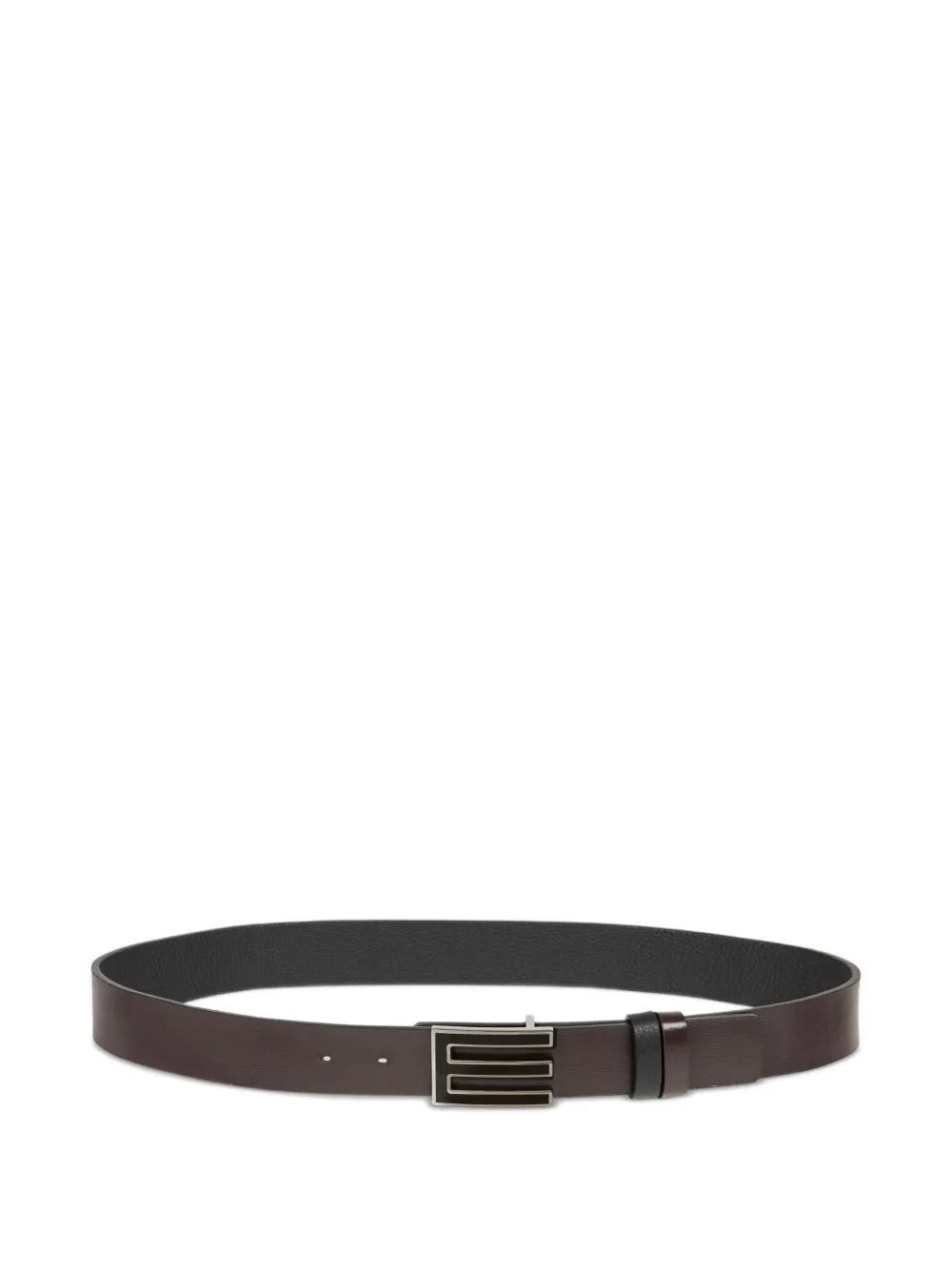ETRO Omkeerbare leren riem Zwart