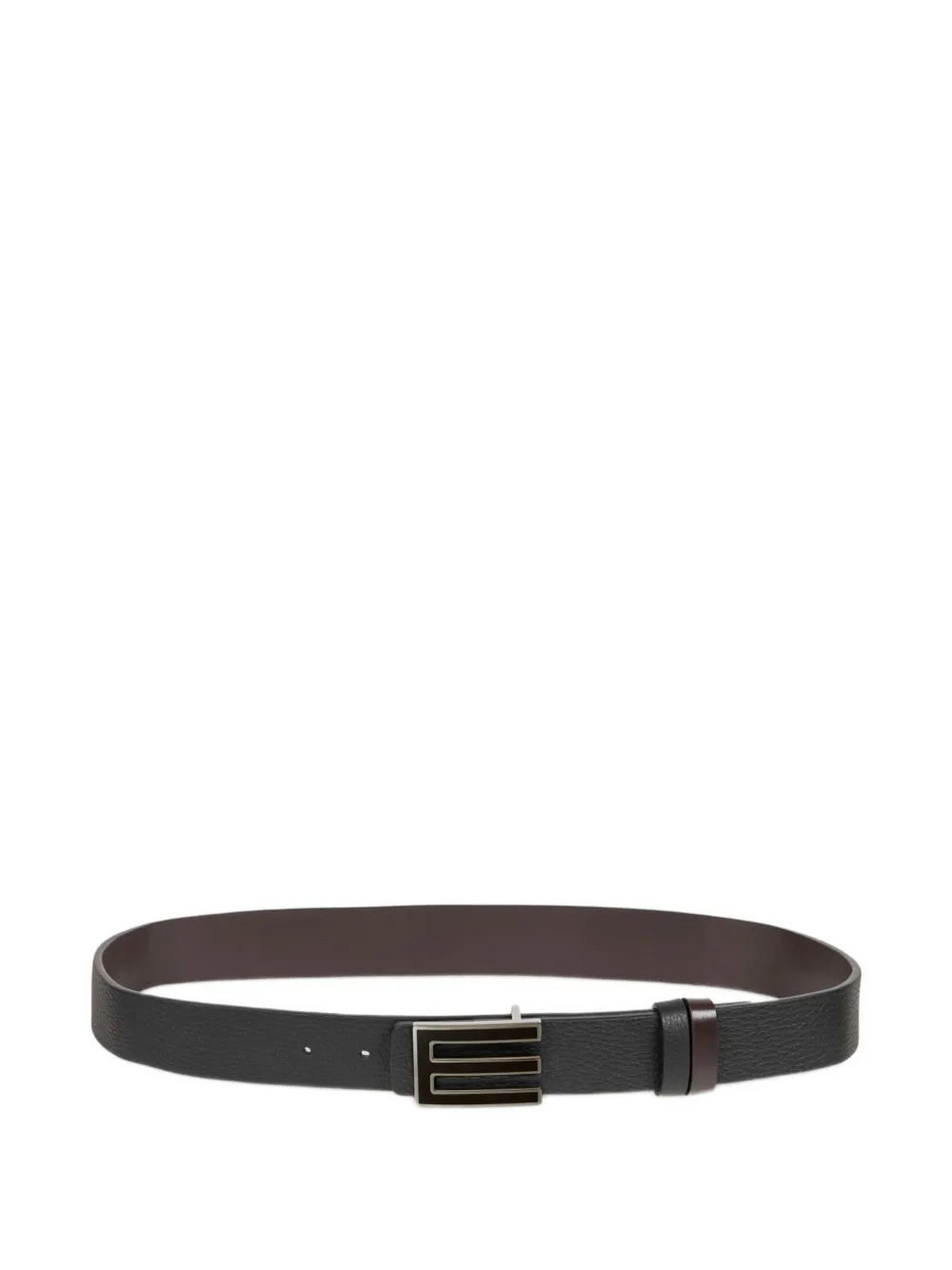 ETRO Omkeerbare leren riem Zwart