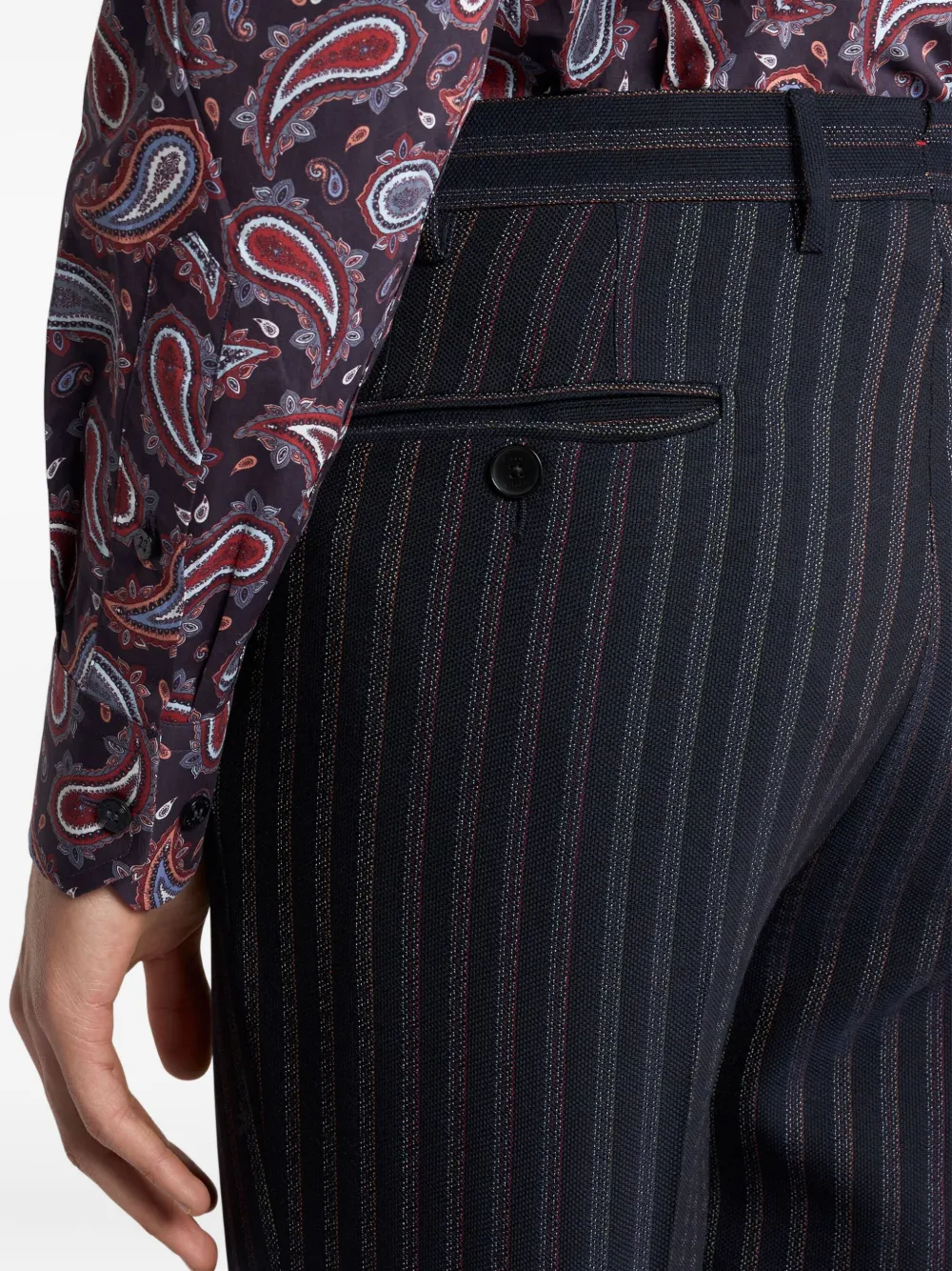 ETRO Wollen broek Blauw