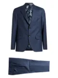 ETRO pinstripe wool suit - Blue