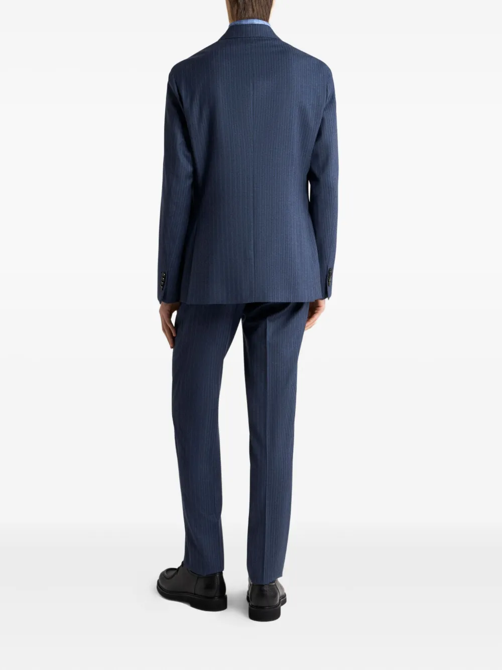 ETRO Pak met krijtstreep Blauw