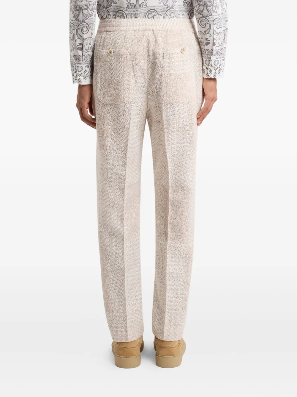 ETRO Broek met textuur Beige