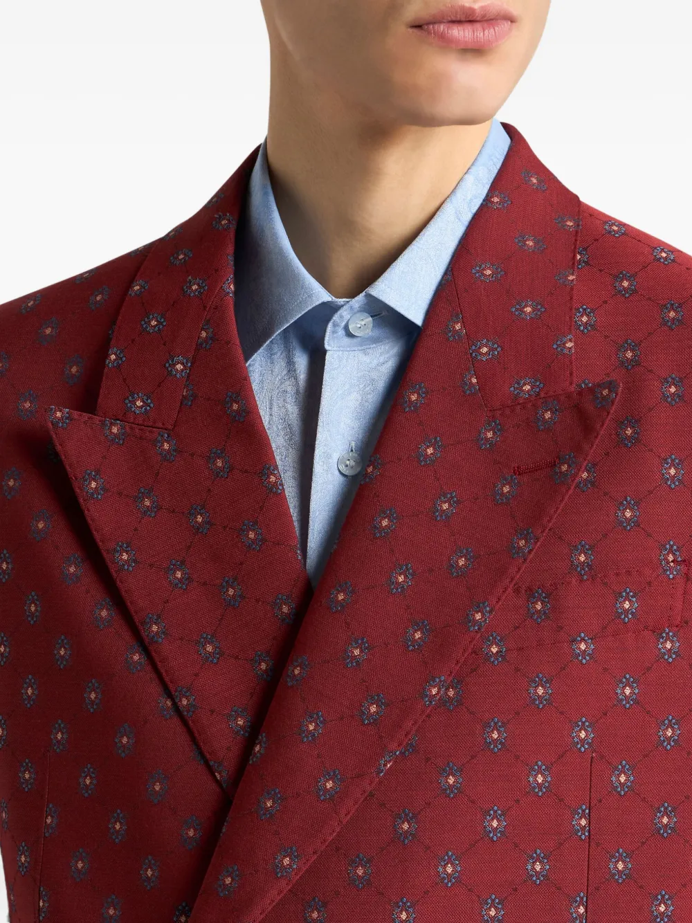 ETRO Blazer met dubbele rij knopen S9865 RED