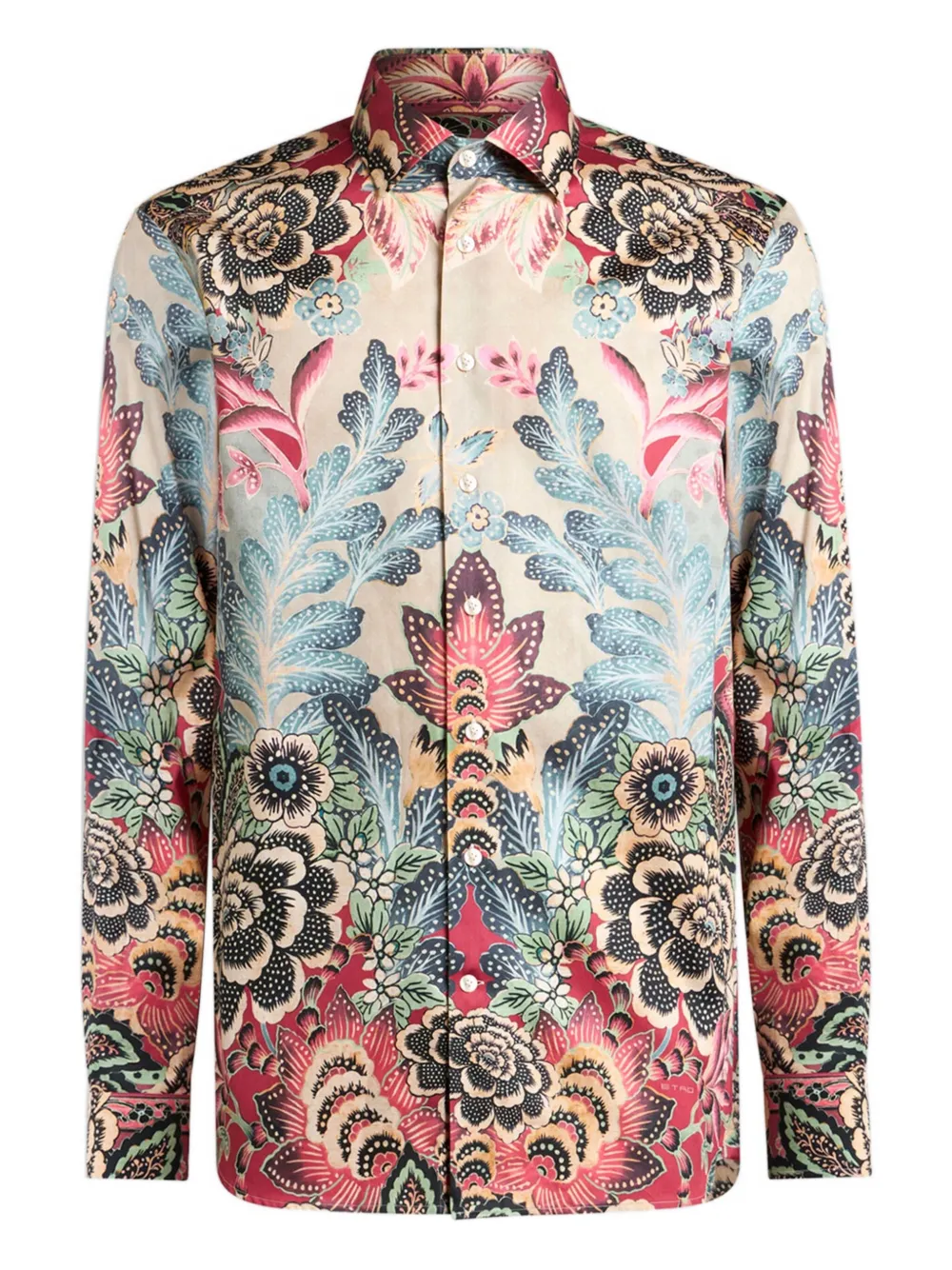 ETRO Overhemd met bloemenprint Beige