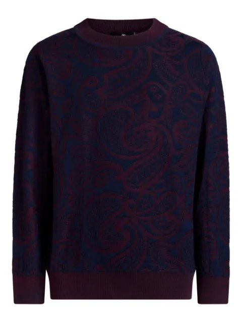 ETRO paisley jacquard sweater