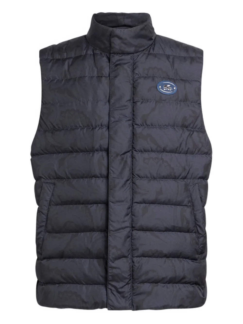 ETRO paisley-pattern padded gilet Blauw