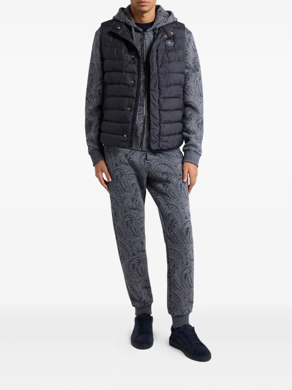 ETRO Bodywarmer met paisley-print Blauw