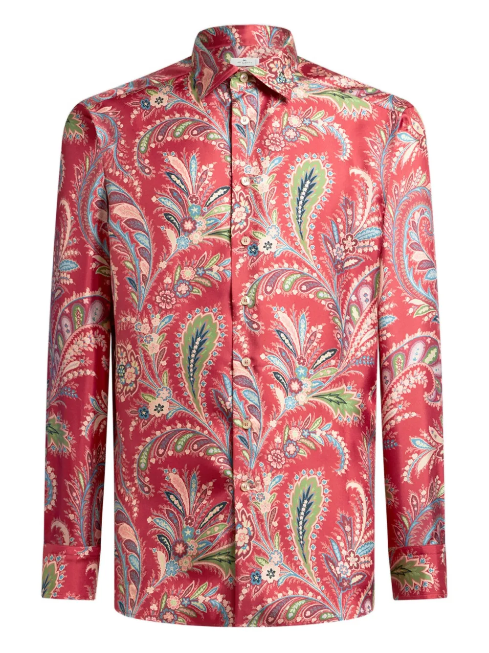 ETRO Overhemd met paisley-print Rood