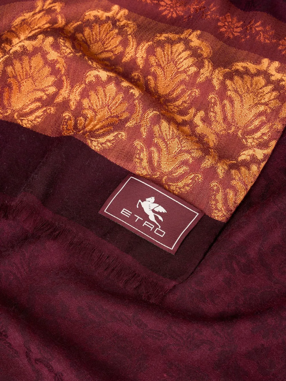 ETRO Sjaal met patroon Rood
