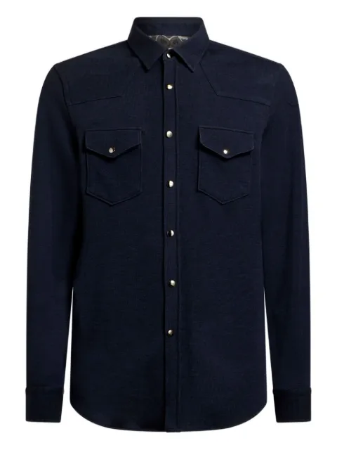 ETRO button-placket flap-pocket shirt