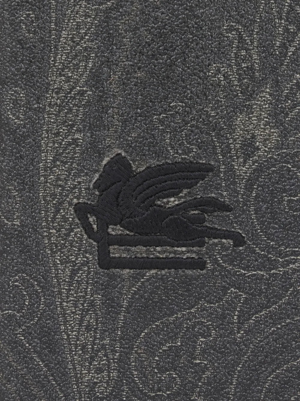 ETRO Paspoorthoes met geborduurd paisley Grijs