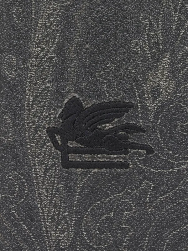 Etro Cravate À Motif Cachemire homme de coloris noir