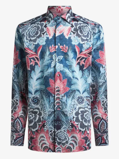 ETRO floral-print long-sleeves shirt