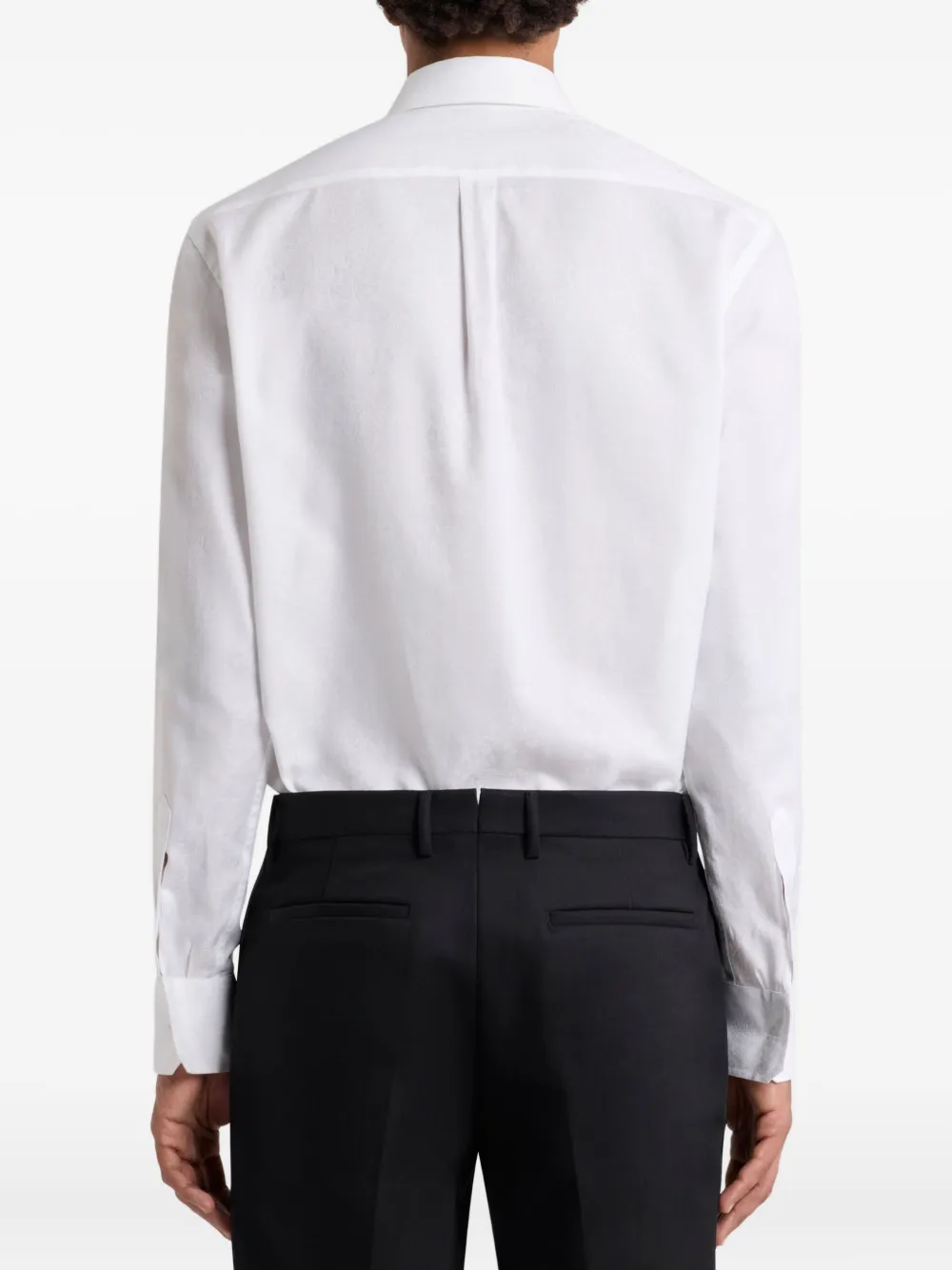 ETRO Overhemd met paisley-jacquard en lange mouwen Wit