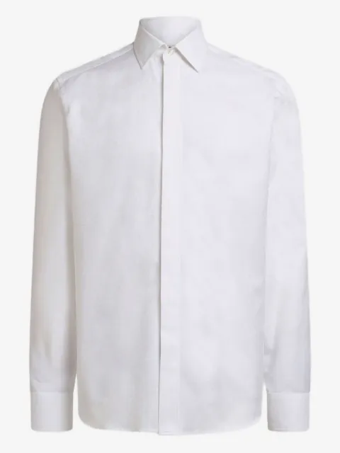 ETRO paisley jacquard long-sleeves shirt