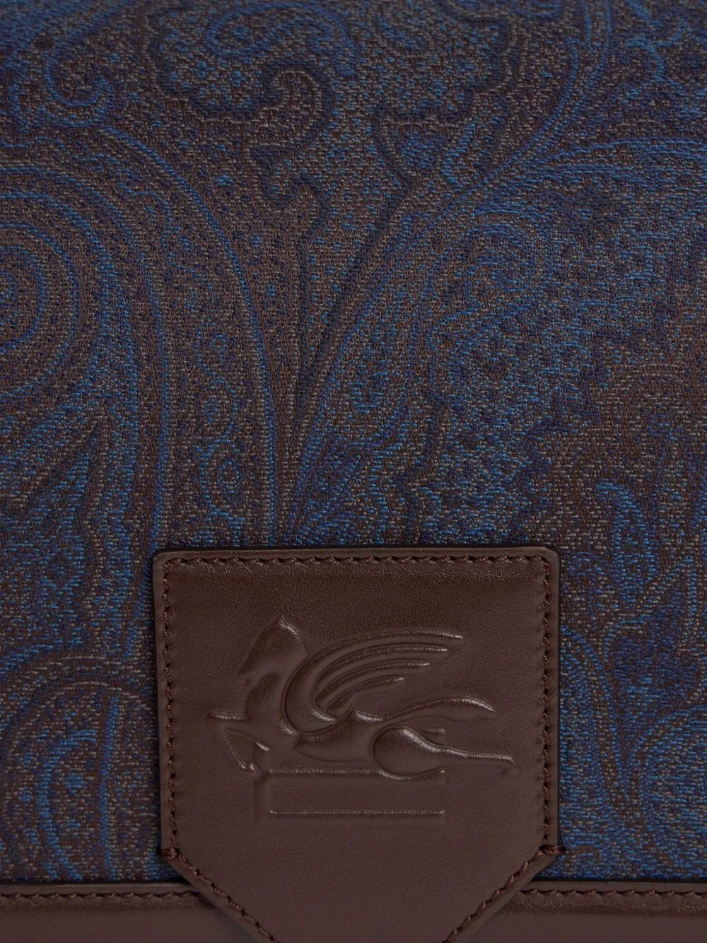 ETRO Schoudertas met paisley-jacquard Blauw