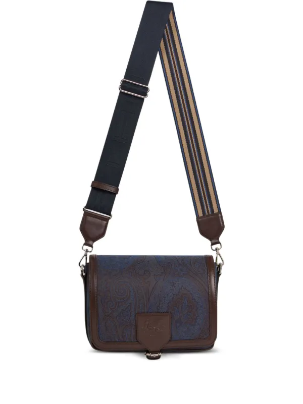 ETRO ペイズリー ショルダーバッグ | ブルー | FARFETCH JP