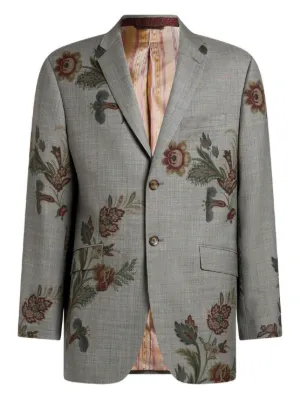 ETRO ウール ジャケット | ブルー | FARFETCH JP