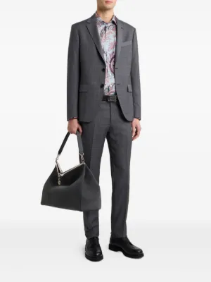 ETRO エトロ　グレー スリーピース　スーツ　56 ETRO エトロ グレー スリーピース スーツ 56 Etro（エトロ）メンズ