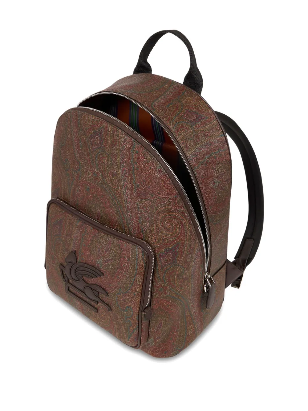 ETRO Rugzak met paisley-jacquard Bruin