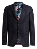 ETRO striped wool-blend suit - Black