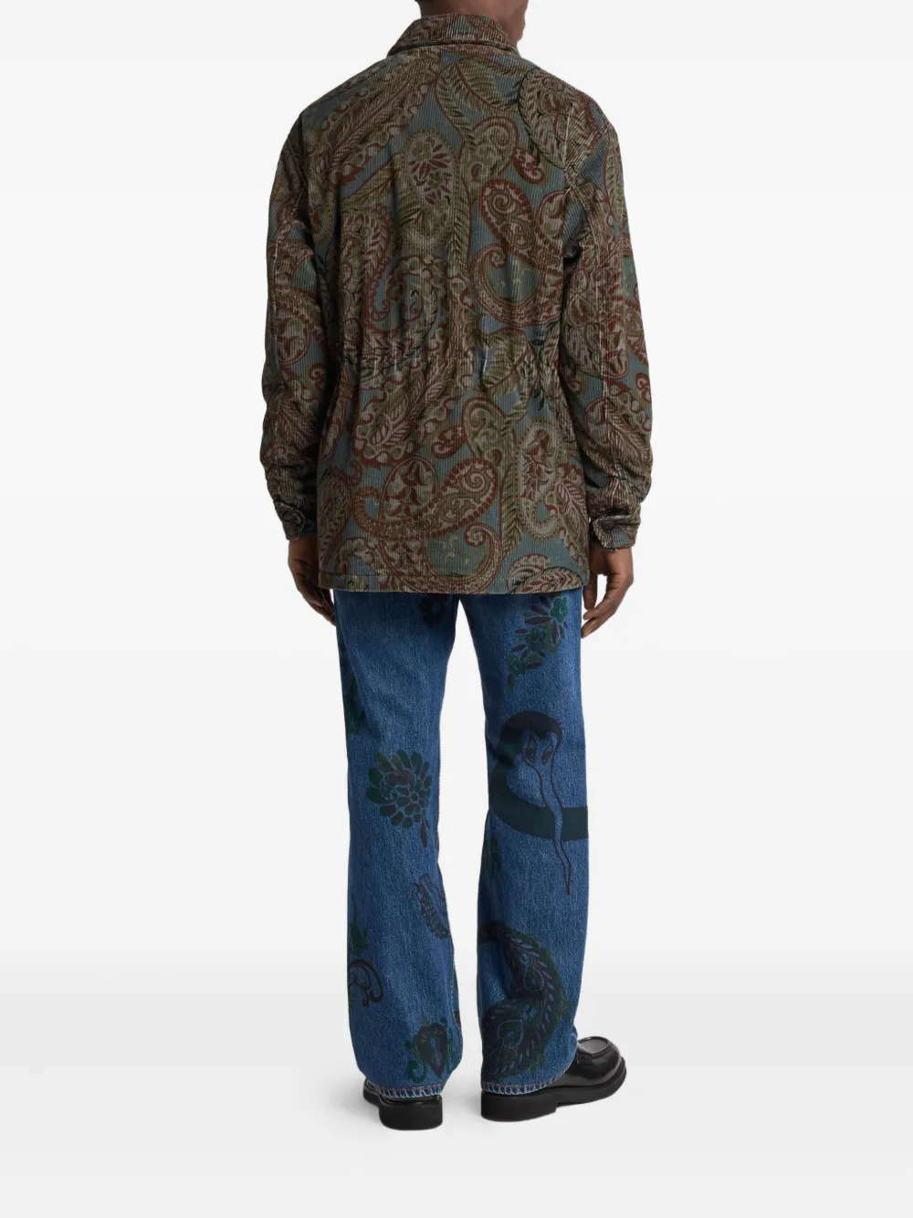 ETRO Jack met paisley-print Groen