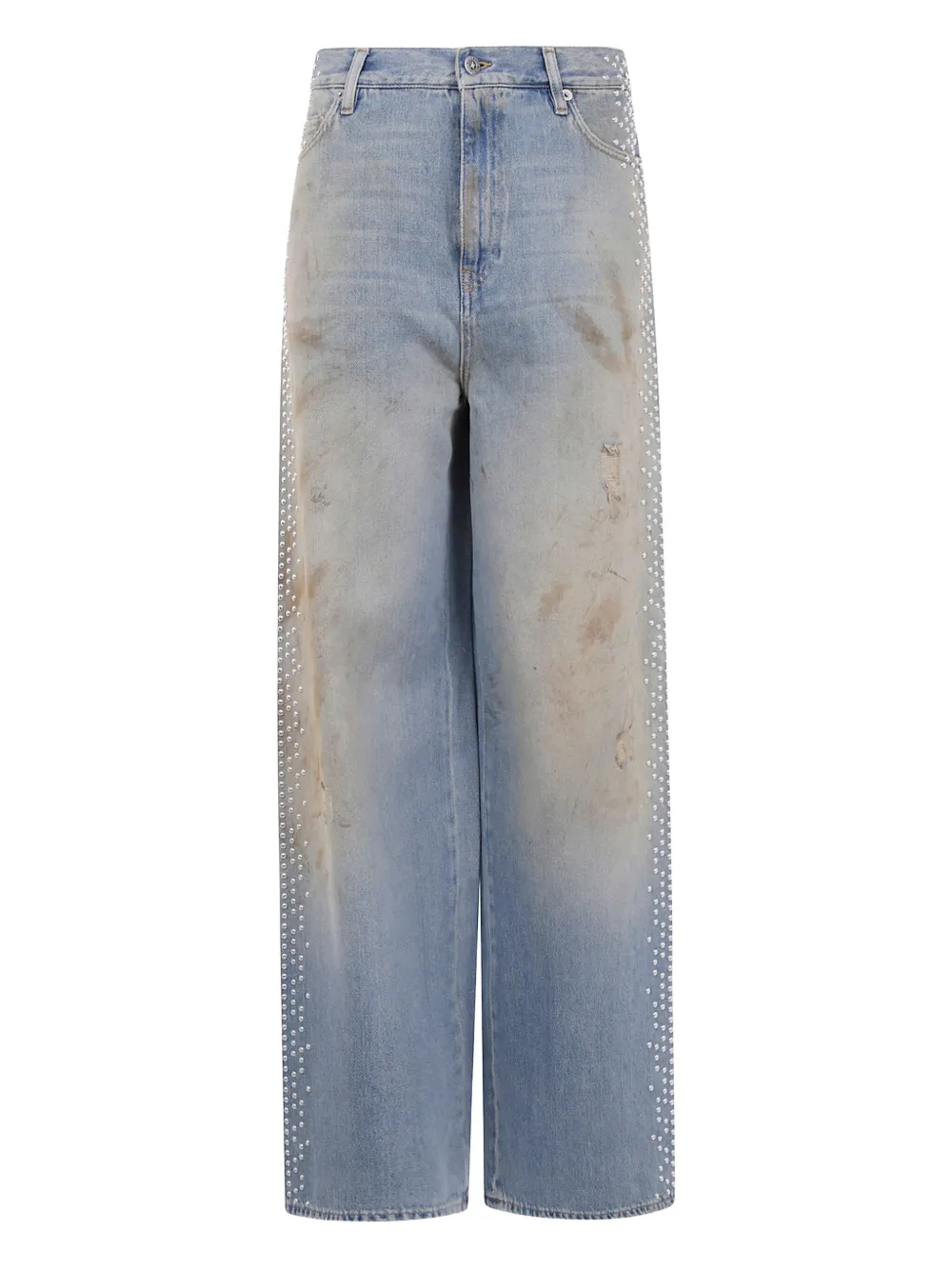 Golden Goose distressed-effect jeans Blauw