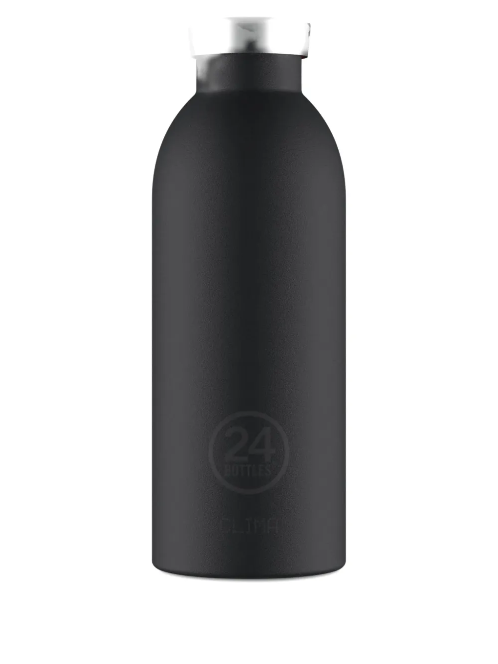 24bottles Clime logo-embossed water bottle (500mL) - Nero