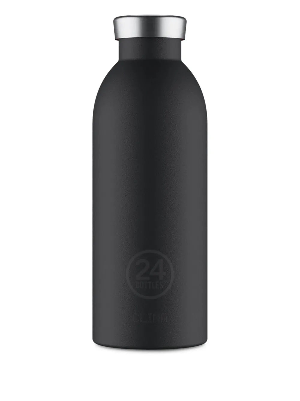 24bottles Clime logo-embossed water bottle (500mL) | Black | Image 1