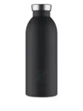 24bottles Clime logo-embossed water bottle (500mL) - Black