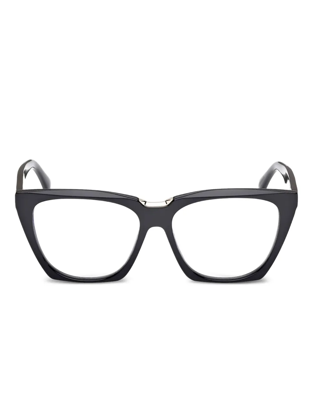 Max Mara Eyewear acetate geometric frames | Black | Image 1