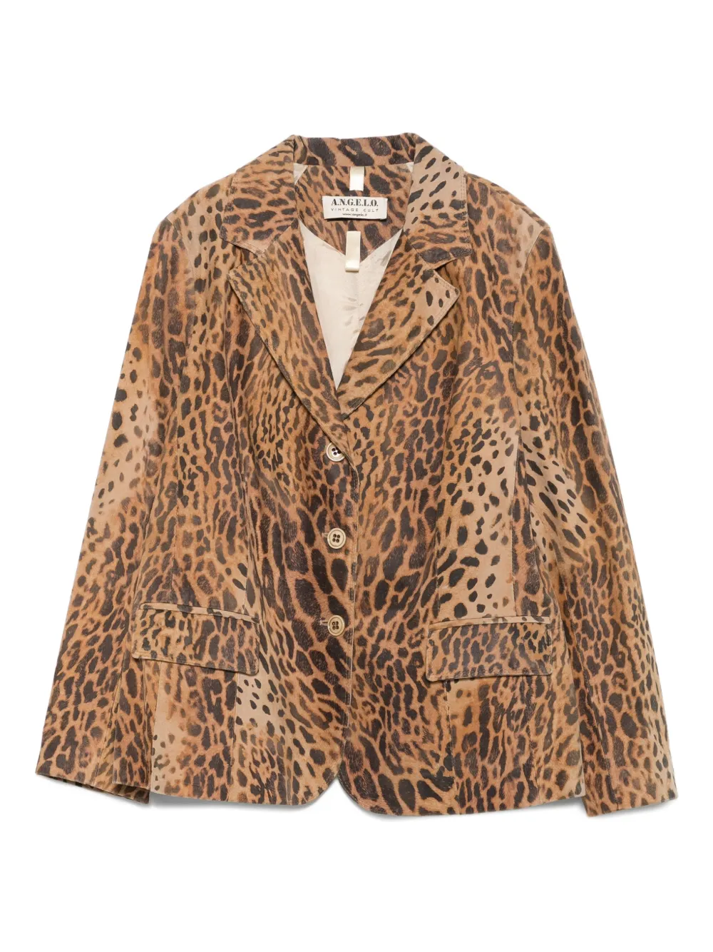 A.N.G.E.L.O. Vintage Cult 2000s レオパード ジャケット - ブラウン A.N.G.E.L.O. Vintage Cult 2000s レオパード ジャケット - ブラウン