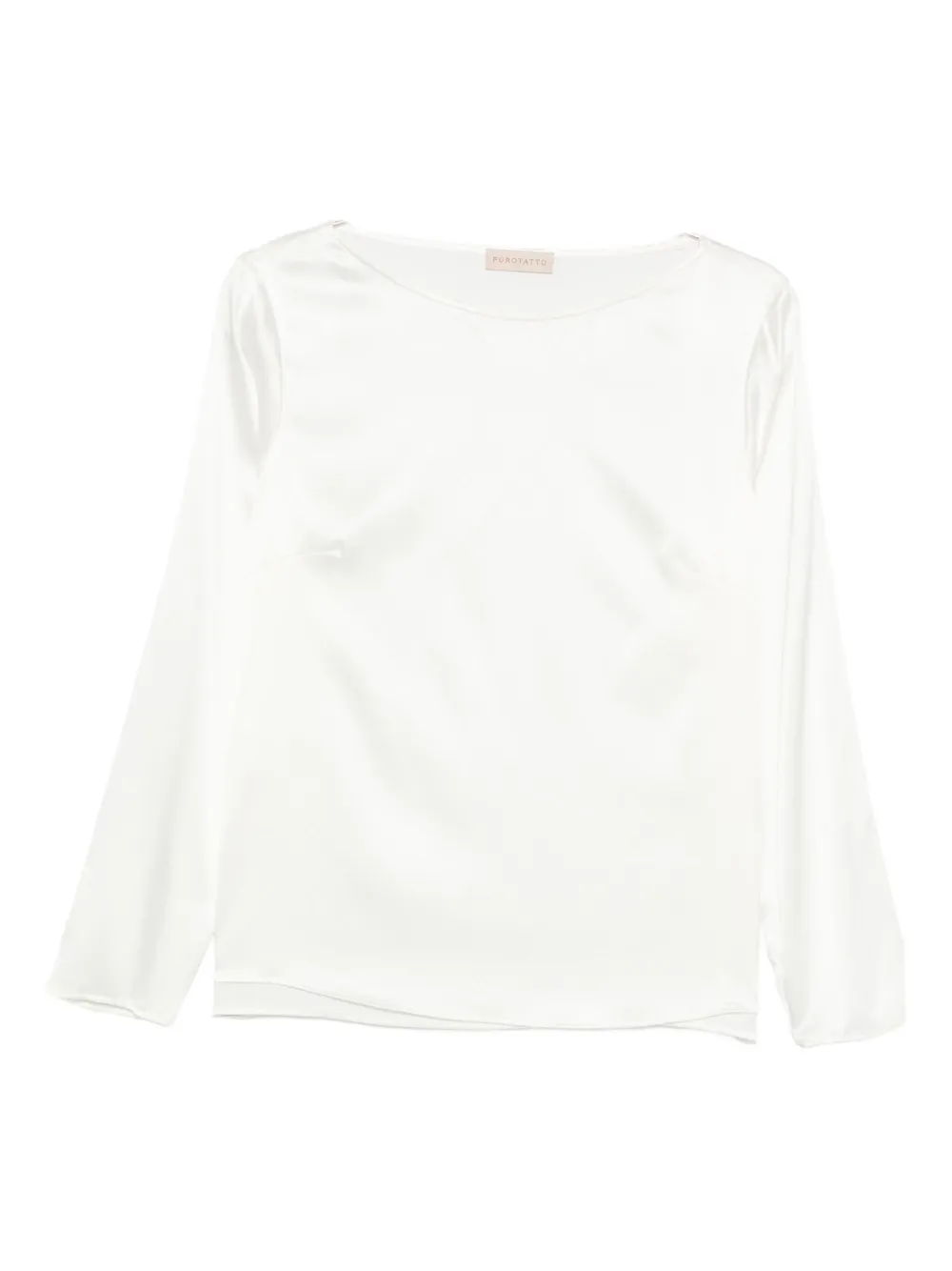 Purotatto long-sleeve blouse - Bianco