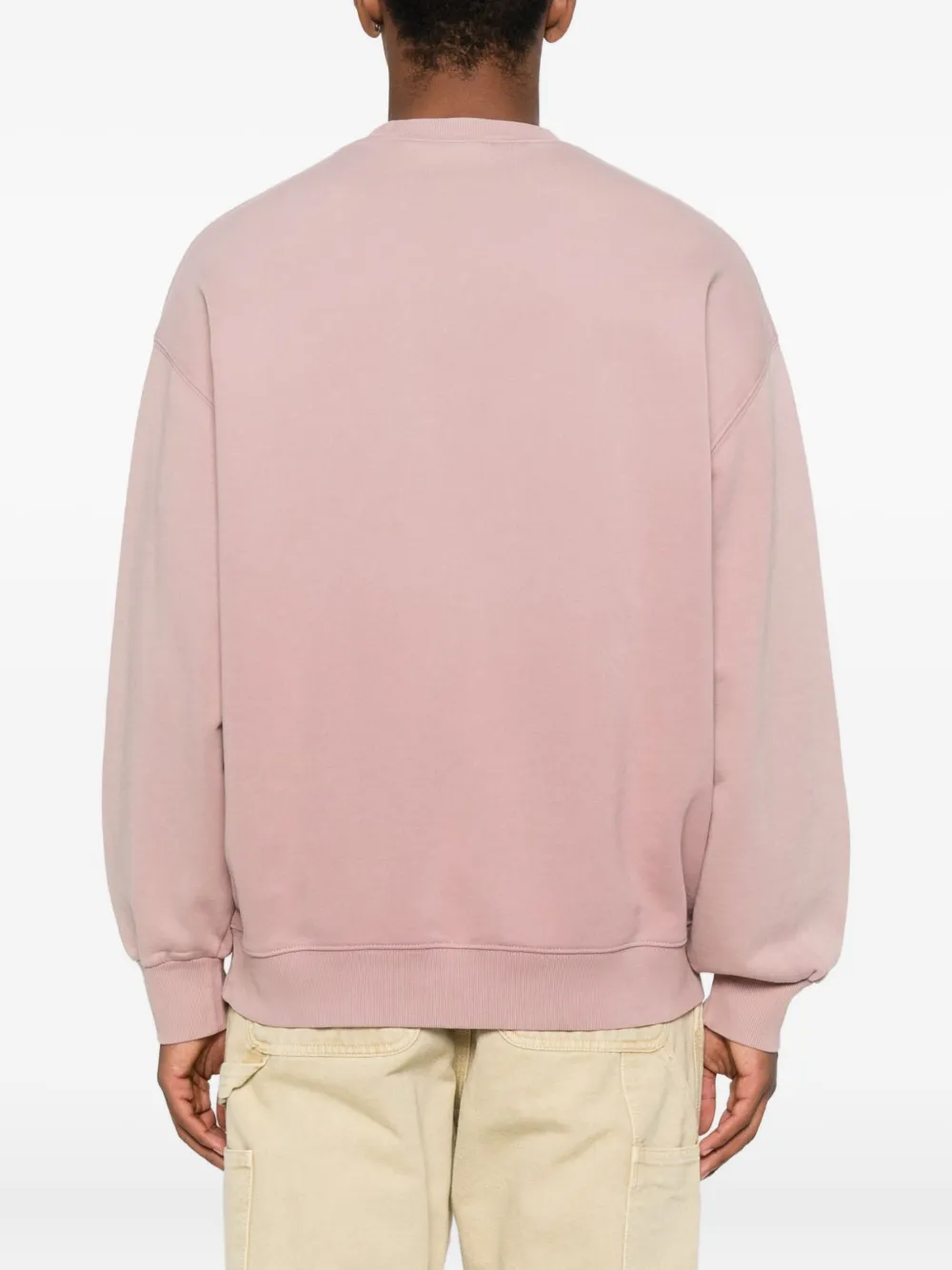 Carhartt WIP Hudson katoenen sweater met ronde hals Roze