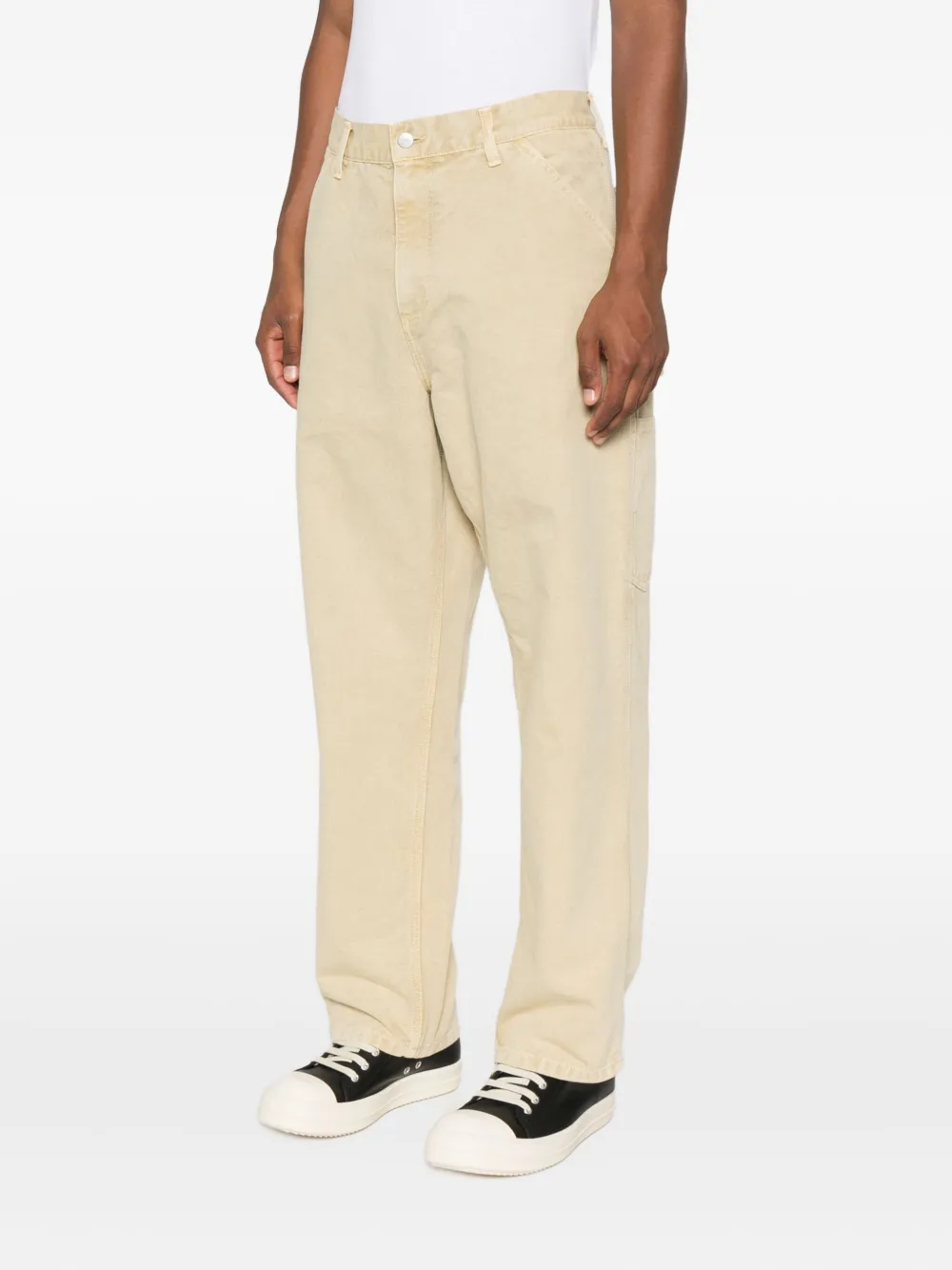 Carhartt WIP Landon cargo broek met dubbele zak Beige
