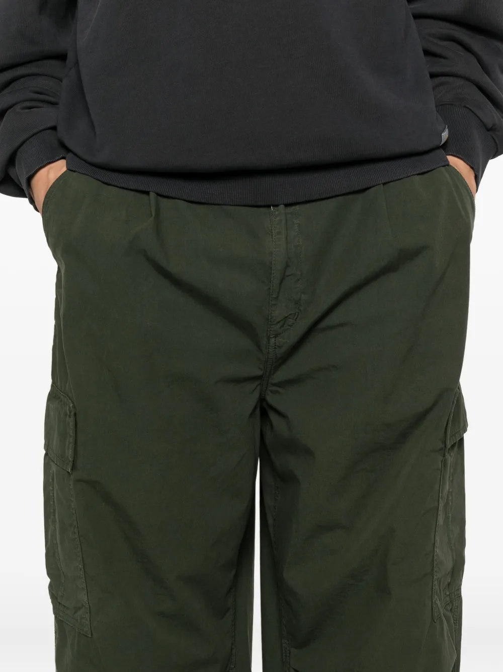Carhartt WIP Broek met cargo zak Groen