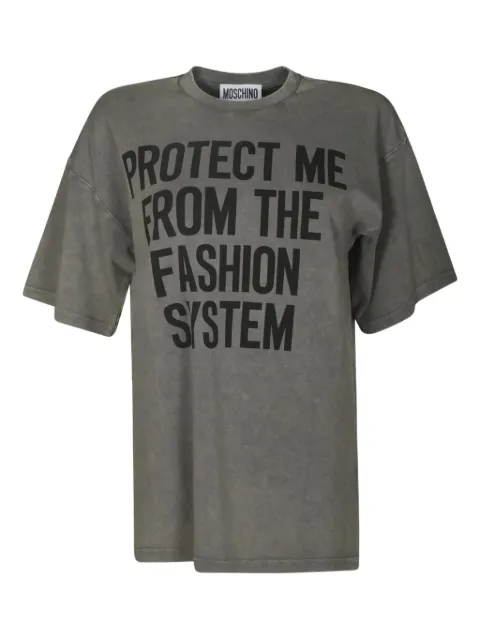 Moschino letter-print T-shirt