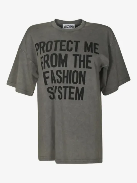 Moschino letter-print T-shirt
