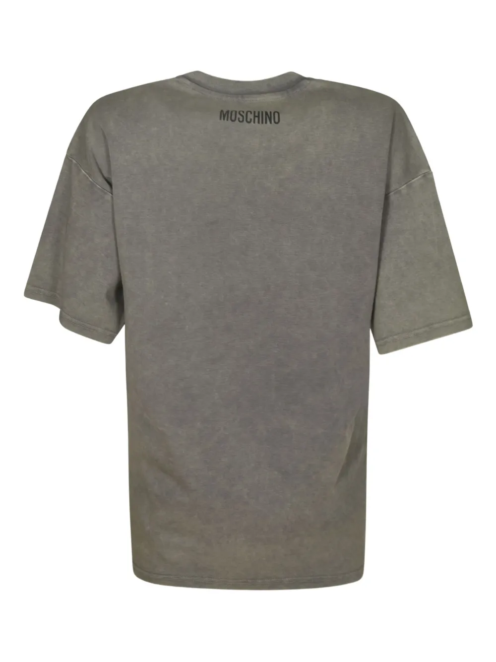 Moschino letter-print T-shirt Grijs