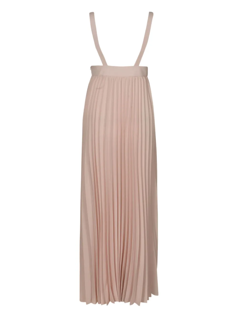 P.A.R.O.S.H. Geplooide maxi-jurk met ruches - Beige